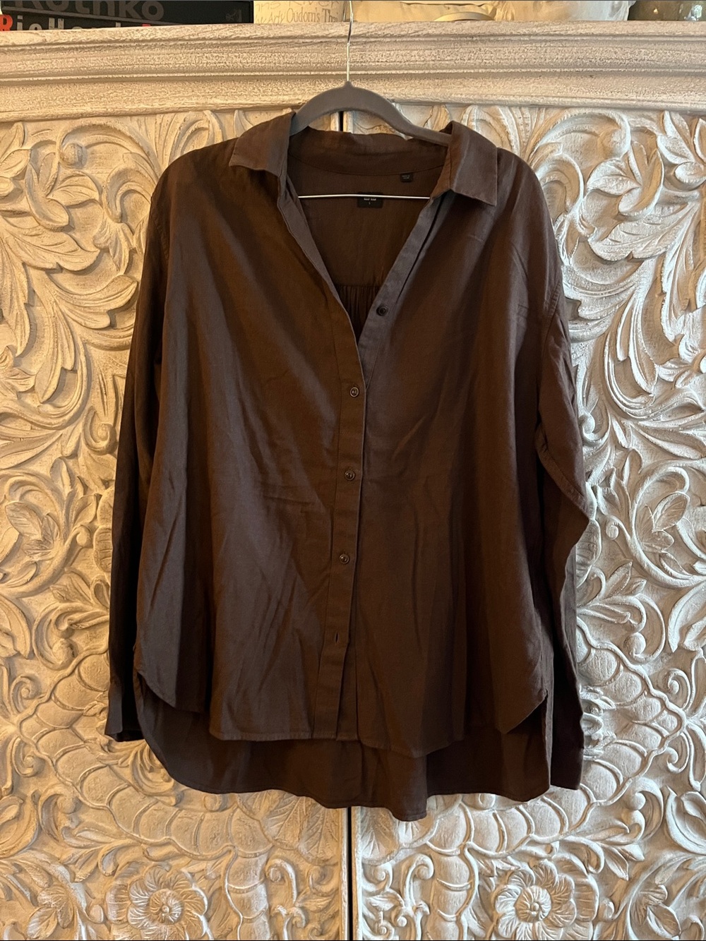 Uniqlo Brown Flannel Shirt